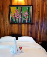 towel art by maid at Lomas del Volcan Hotel
