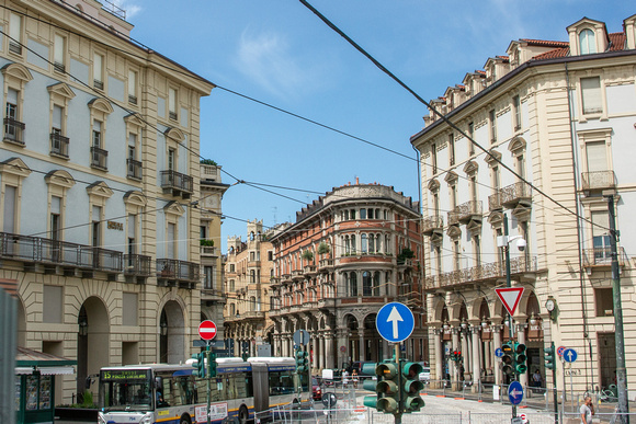 downtown Turin